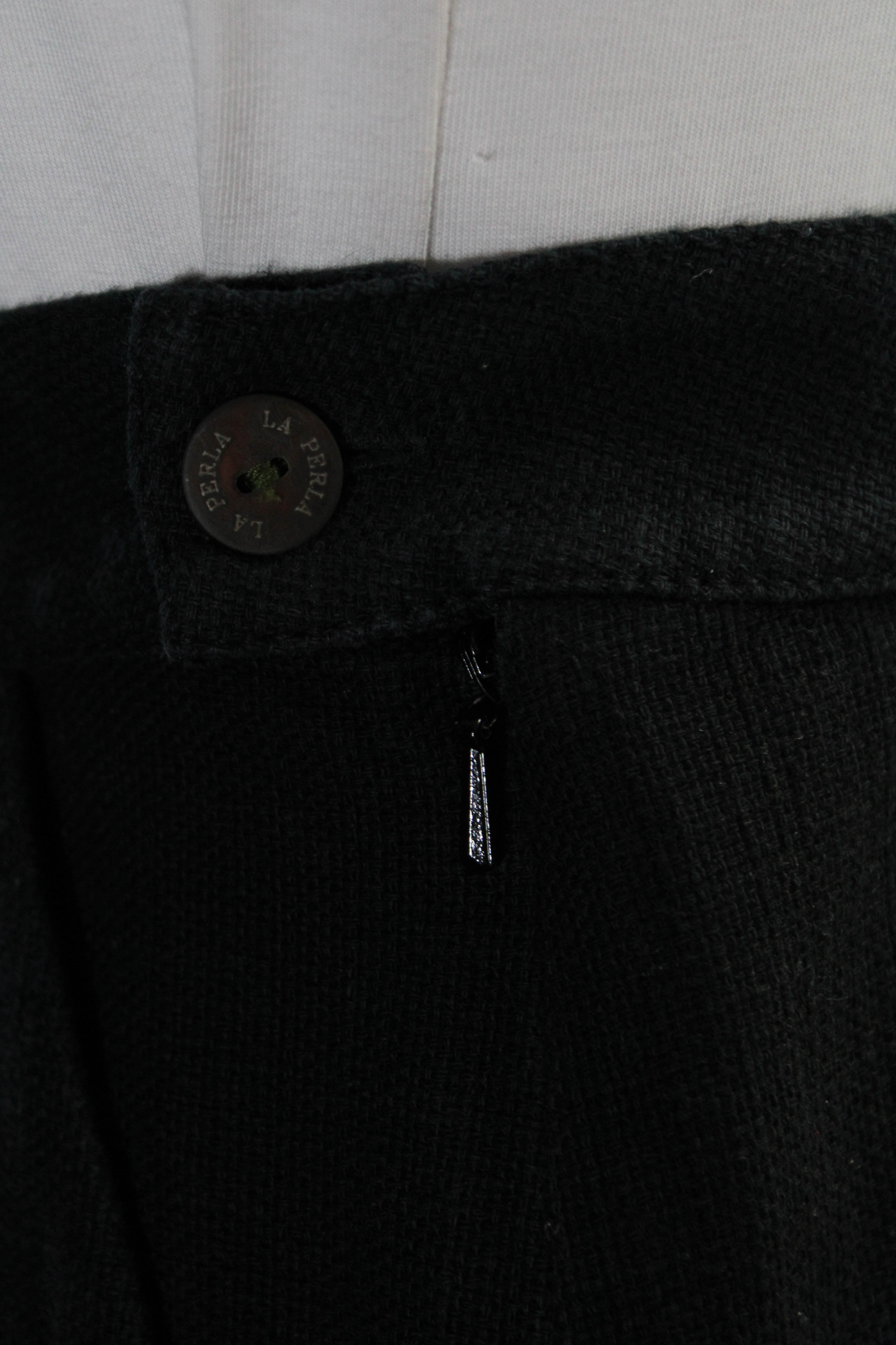 La Perla Womens Pleated Front Skirt Black Cotton Blend Size EUR 44 - Shop  Linda's Stuff