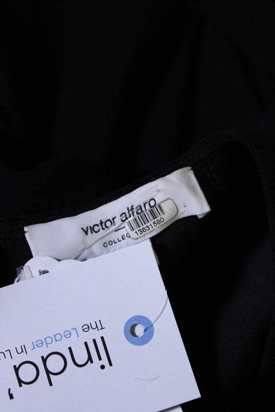 Victor Alfaro Collective Womens Black Sleeveless Shift Size 4 13631580