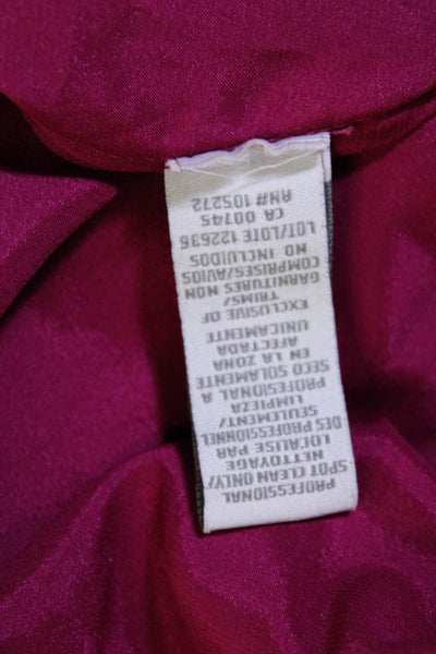 Theia Womens Magenta Lace Dress Size 0 11164747
