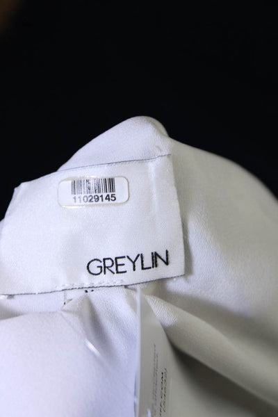 Greylin Womens Emma Ruffled Wrap Dress Size 0 11029149