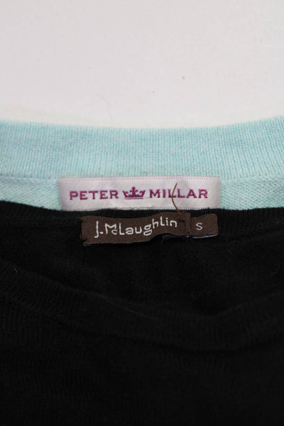 Peter Millar J McLaughlin Womens Sweaters Teal Size M S Lot 2