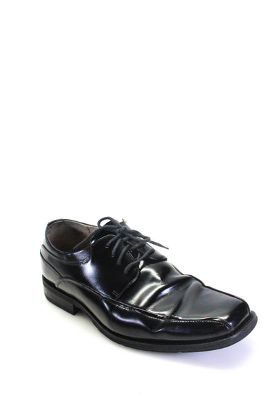 Florsheim Mens Leather Curtis Oxford Dress Shoes Black Size 9.5 D