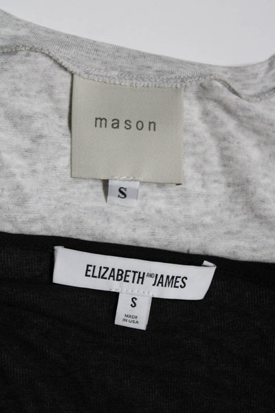 Mason Elizabeth And James Womens Blouses Gray Black Size Small Lot 2