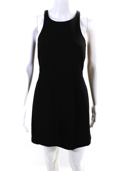 Trina Turk Women's Sleeveless Cutaway Crepe Dress Black Size 2