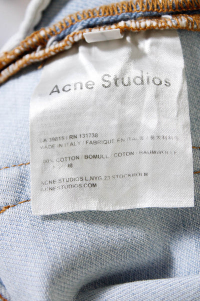 ACNE Studios Women's Mid Rise Skinny Jeans Blue Size 24