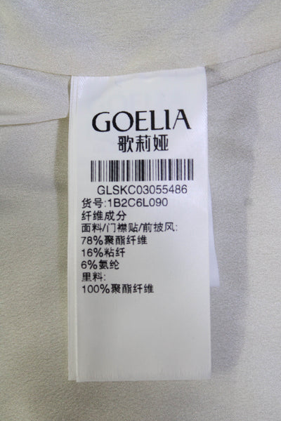 Goelia Women's Double Breasted Blazer Jacket Mint Size 4
