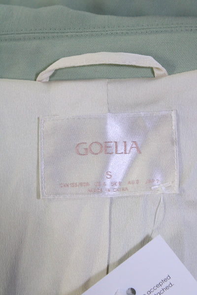 Goelia Women's Double Breasted Blazer Jacket Mint Size 4