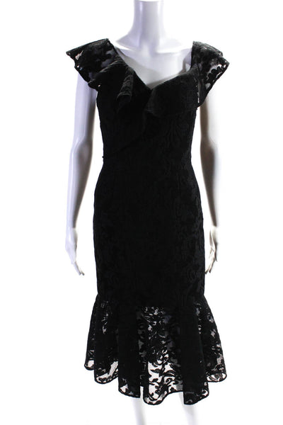 ML Monique Lhuillier Womens Passion Lace Dress Size 4 10805408