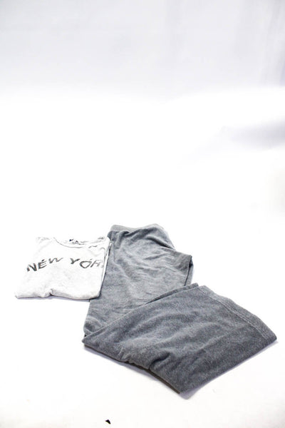 Rebecca Minkoff Juicy Couture Women's Sweatpants T-Shirt Gray Size XS P Lot 2