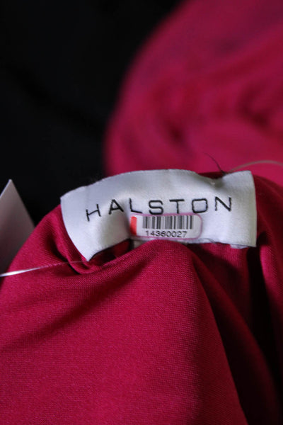 HALSTON Womens Randi One Shoulder Jumpsuit Size 10 14520277
