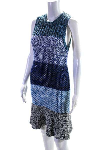 Derek Lam 10 Crosby Womens Gradient Knit Dress Size 10 11138585