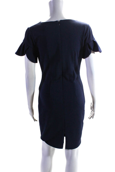 Alexia Admor Womens Navy Tulip Sleeve Dress Size 0 11445599