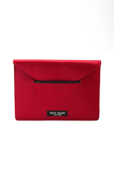 Kate Spade New York Womens Envelope Wallet Red