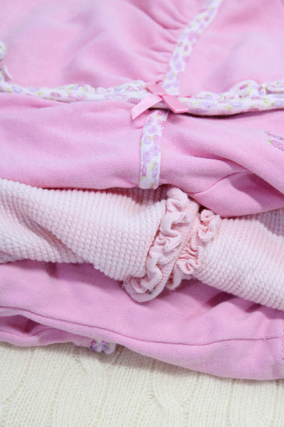 Splendid Girls Stripped Long Sleeve Button Down  Pink 3-6 Months Lot 3