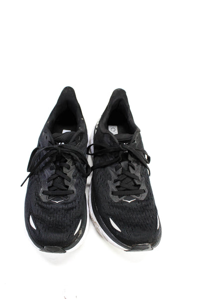 HOKA ONE ONE Women's Clifton 9 Running Sneakers Black Size 8