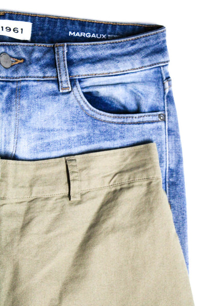 DL1961 The Range Women's Skinny Jeans Casual Pants Blue Green Size 27 M Lot 2