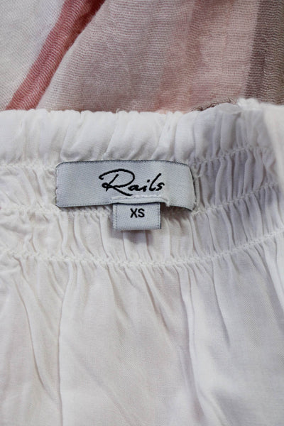 Rails Women's Sleeveless Halter Top T-Shirt Dress Pink Size XS