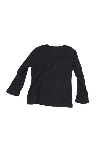 Chloe Girls Long Sleeve Logo T-Shirt Gray Size 2