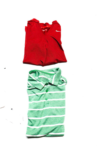 Nike Womens Polo Shirts Green Size S Lot 2