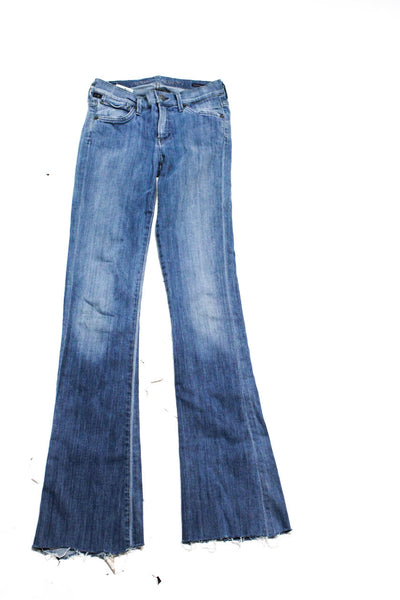 Paige Women's Distress Light Wash Skinny Jean Pant Size 25 Lot 2