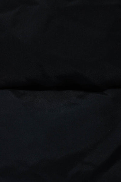 Club Monaco Womens Silk Boat Neck Long Sleeve Blouses Black Size XS Lot 2