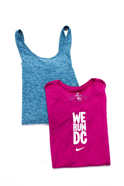 Nike Beyond Yoga Womens Active Shirt Tank Top Purple Blue Size M S Lot 2