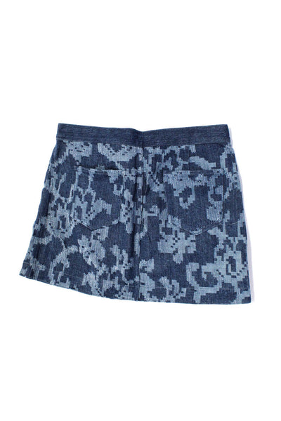 Rag & Bone J Brand Womens Denim Wrap Skirt Chino Pants Blue Gray Size 6 27 Lot 2