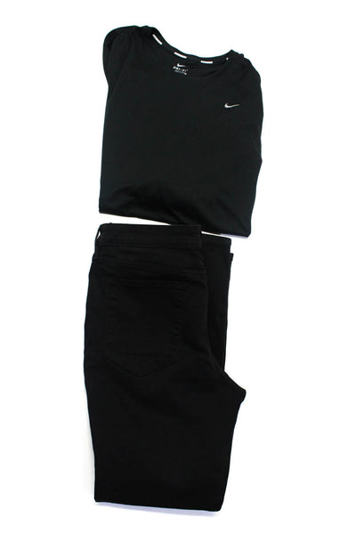 Nike Men's Dri-Fit Running Long Sleeve Black Size 2X