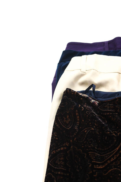 Lauren Ralph Lauren Womens Skirt Pants Brown Blue Purple Tan Size 14 16 XL Lot 4