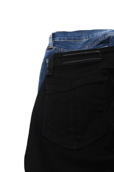 Rag & Bone Frame Denim Women's Skinny Jeans Black Blue Size 24 26 Lot 2