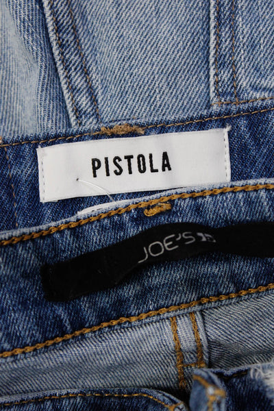 Pistola Joe's Womens Cotton Cut Off Bermuda Shorts Blue Size 25 28 Lot 2