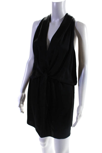 Ramy Brook Womens Black Knotted Marie Dress Size 12 13189639