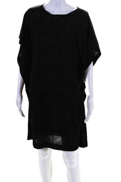 M Missoni Women's Short Sleeve Shift Dress Black Size S
