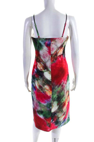 Adam Lippes Collective Womens Floral Silk Slip Dress Size 12 14819620
