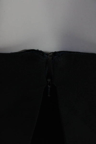 ML Monique Lhuillier Womens Navy Ruffle Jumpsuit Size 10 10552681