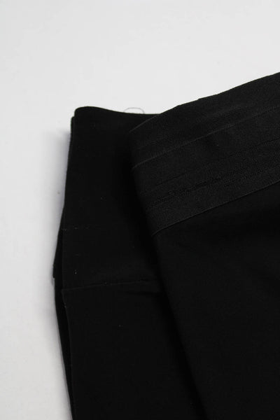 BCBG Max Azria Joseph Ribkoff Womens Solid Pants Black Size S/M Lot 2