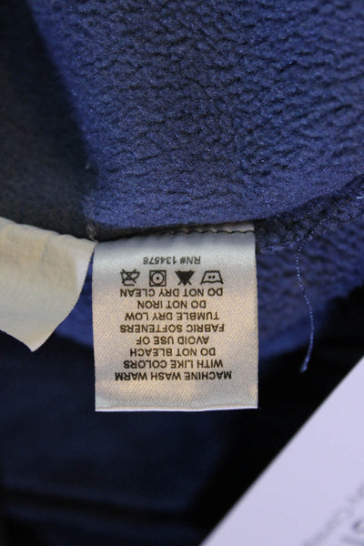 Vineyard Vines Men's Polyester Zip Up Vest Blue Green Size M