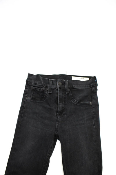Rag & Bone Jean Womens Zipper Fly High Rise Skinny Jeans Gray Denim Size 24