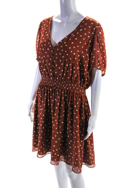 Madewell Womens Smocked Waist Mini Dress Size 18 12456717