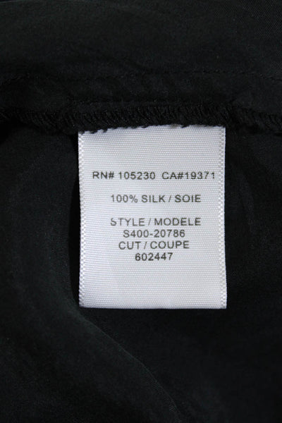 Soft Joie Women's Silk Scoop Neck Tank Top Black Size XS