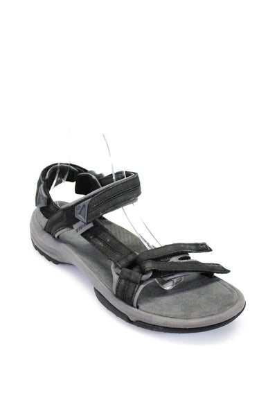 Teva Women's Flat Strappy Sandals Gray Size 8.5