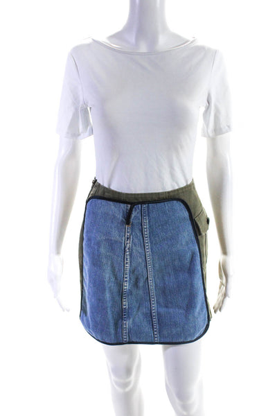 Harvey Faircloth Womens Vintage Denim Hybrid Skirt Size 4 11167036