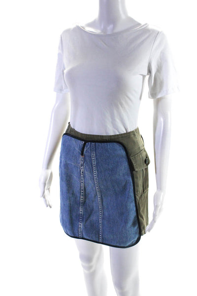 Harvey Faircloth Womens Vintage Denim Hybrid Skirt Size 4 11167057
