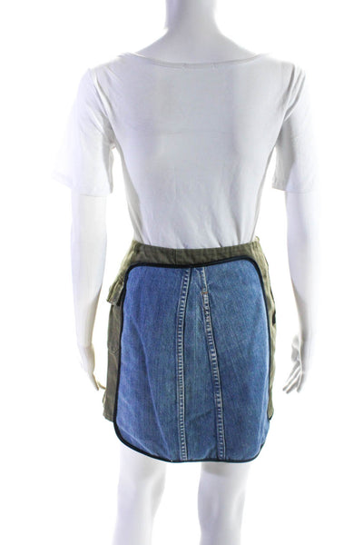 Harvey Faircloth Womens Vintage Denim Hybrid Skirt Size 4 11167036