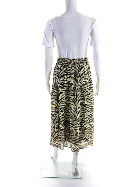 ba&sh Womens Iva Zebra Print Skirt Size 6 14715439