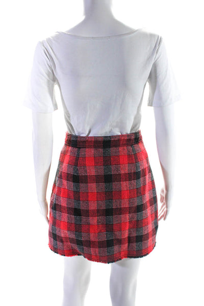 Derek Lam 10 Crosby Womens Plaid Mini Skirt Size 2 11449975