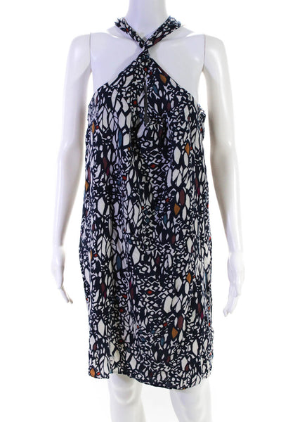 Edme & Esyllte Anthropologie Women's Printed Sleeveless Shift Dress Blue Size M