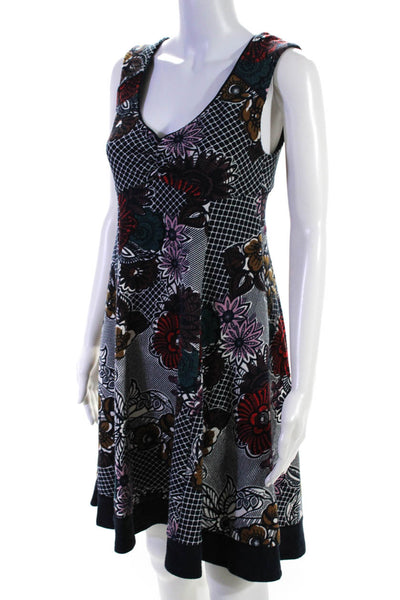 Maeve Anthropologie Women's Floral A Line Sleeveless Dress Multicolor Size S