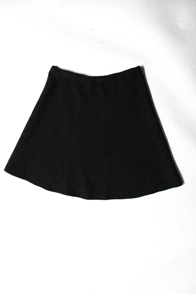 Theory Vince Womens Lotamee Skirt Pants Gray Black Size Petite Small Lot 2