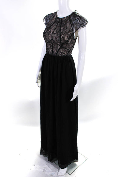 Barneys New York Womens V Neck Short Sleeve Solid Midi Dress Black Size 32